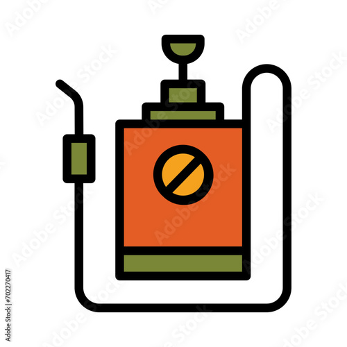 Ecology Garden Pesticide Filled Outline Icon