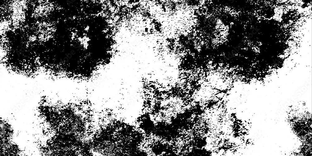 Fototapeta premium White abstract vector metal surface splatter splashes wall cracks. Grunge black and white crack wall texture. earth tone, vintage overley distress splatter spray vector art. 
