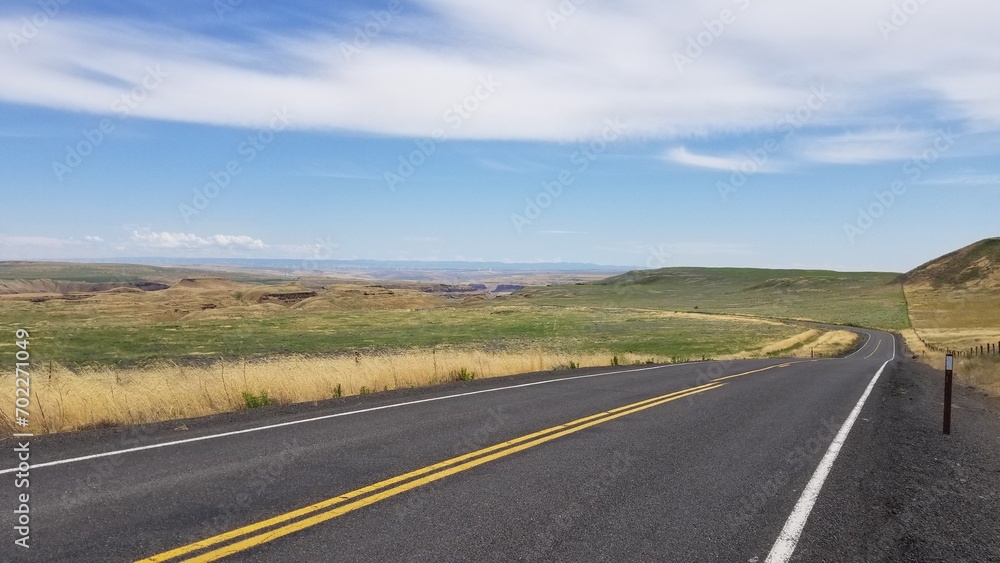 road in the countryside