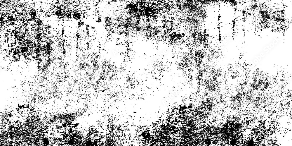 Fototapeta premium White abstract vector metal surface splatter splashes wall cracks. Grunge black and white crack wall texture. earth tone, vintage overley distress splatter spray vector art. 