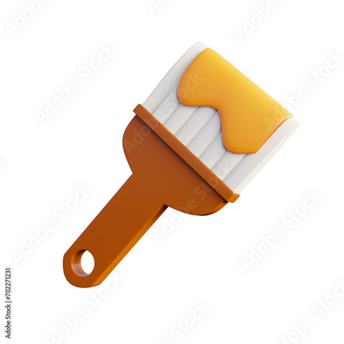 3D Icon Paint brush