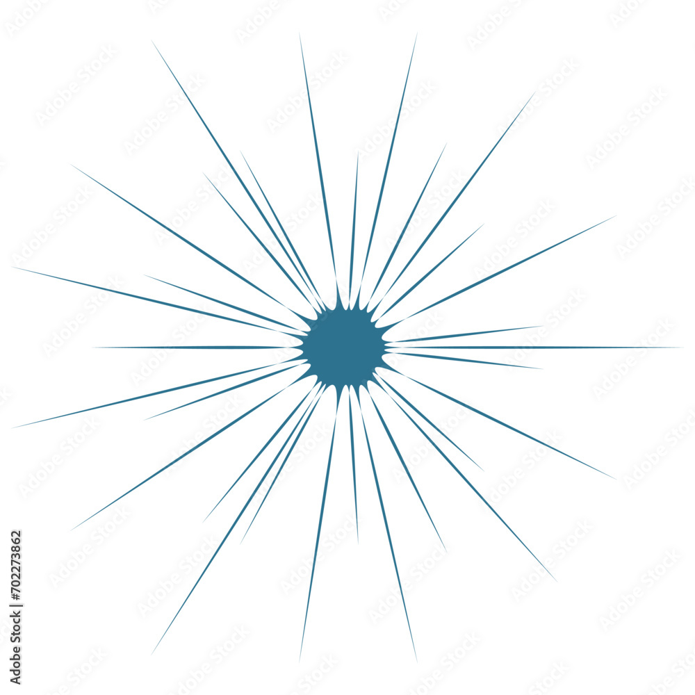 Obraz premium blink of the star on the sky, wink of the light of the sun and moon