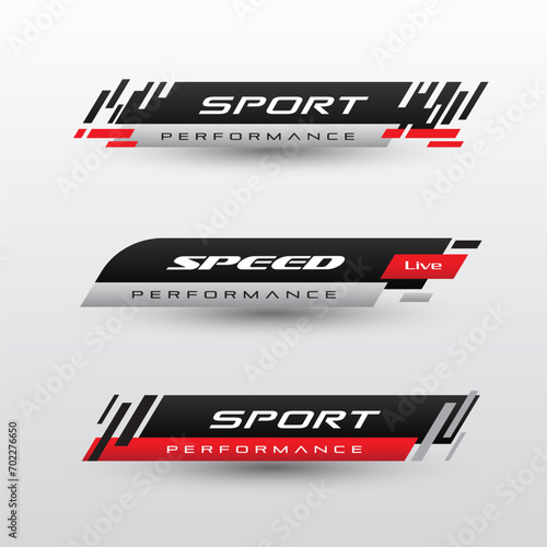 Set banners and lower thirds for banner Bars. Sport News. Streaming Video_20240103