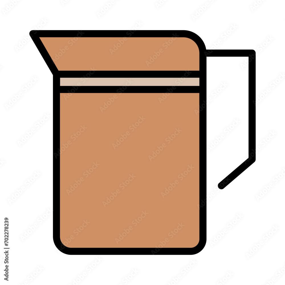 Cup Kitchen Tool Filled Outline Icon Cup Kitchen Tool Filled Outline Icon