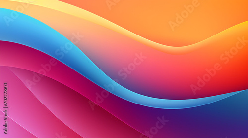 Vibrant Abstract Colorful Gradient Background, Modern Artistic Design with Trendy Vibrant Hues and Dynamic Digital Illustration for Creative Visual Concepts and Artistic Expression.