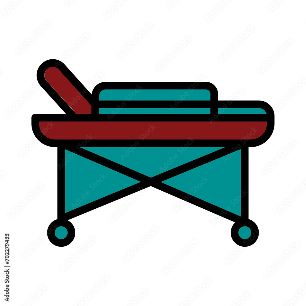 Aid Pulse Wheelchair Filled Outline Icon Aid Pulse Wheelchair Filled Outline Icon