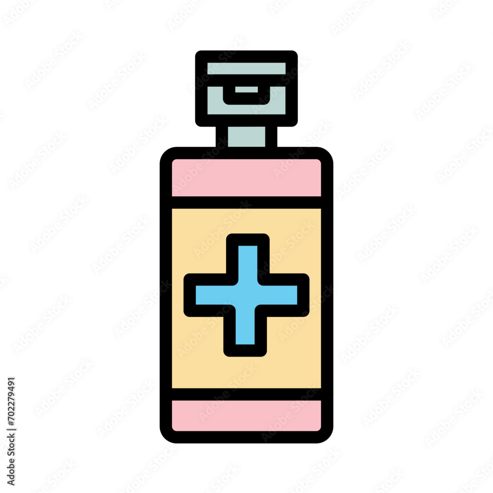 Medical Face Mask Filled Outline Icon Medical Face Mask Filled Outline Icon