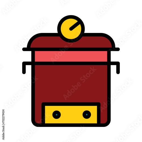 Autoclave Pressure Medical Filled Outline Icon