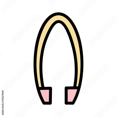 Tweezer Tool Clinic Filled Outline Icon