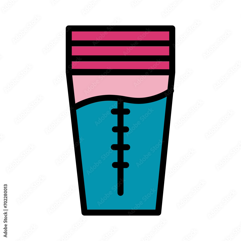 Bag Bottle Milk Filled Outline Icon Bag Bottle Milk Filled Outline Icon