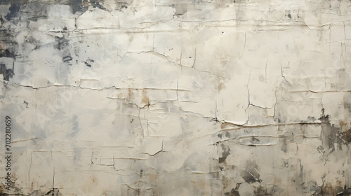 Crumpled White Paper Texture with a Distressed, Textured Background, Evoking a Raw and Weathered Feel