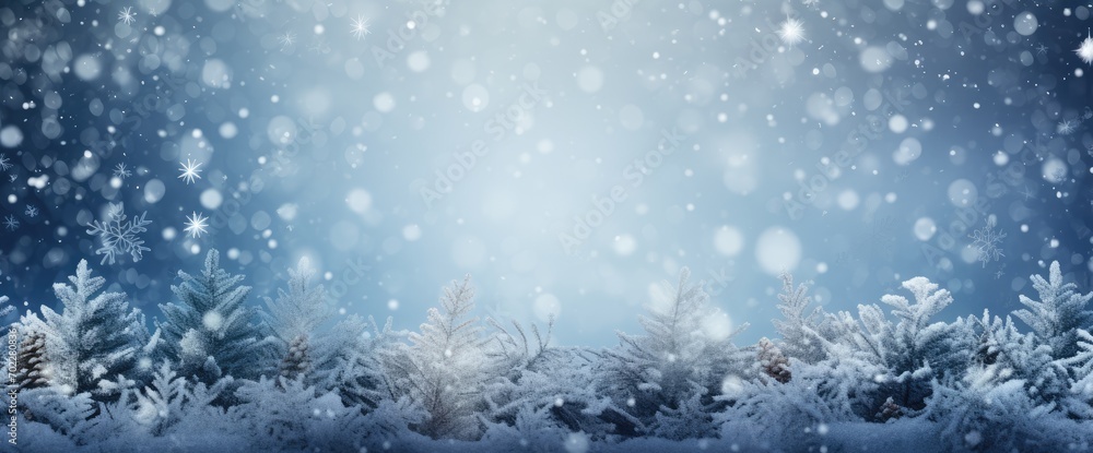Winter Pine Elegance: Illuminated Branches on a Blue Canvas, the silent beauty of a wintry night, making it a nostalgic and ethereal visual experience. Winter Pine Elegance: Illuminated Branches on a Blue Canvas, the silent beauty of a wintry night, making it a nostalgic and ethereal visual experience.