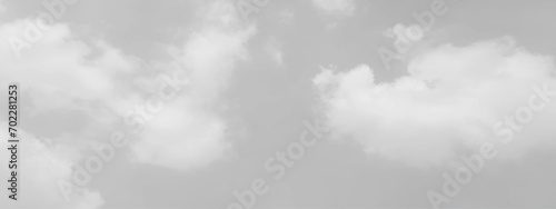  White cloud in the sky. View on a soft white fluffy cloud as background. Cloudy sky, white clouds, black background pattern. The gray cloud trendy photo. White sky image 