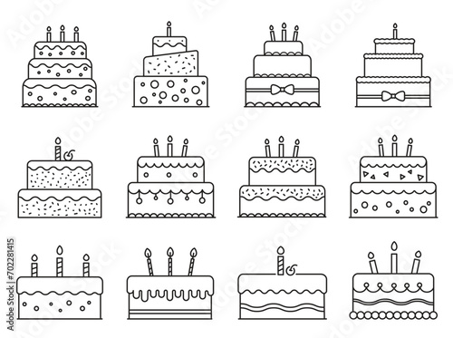 birthday cake set