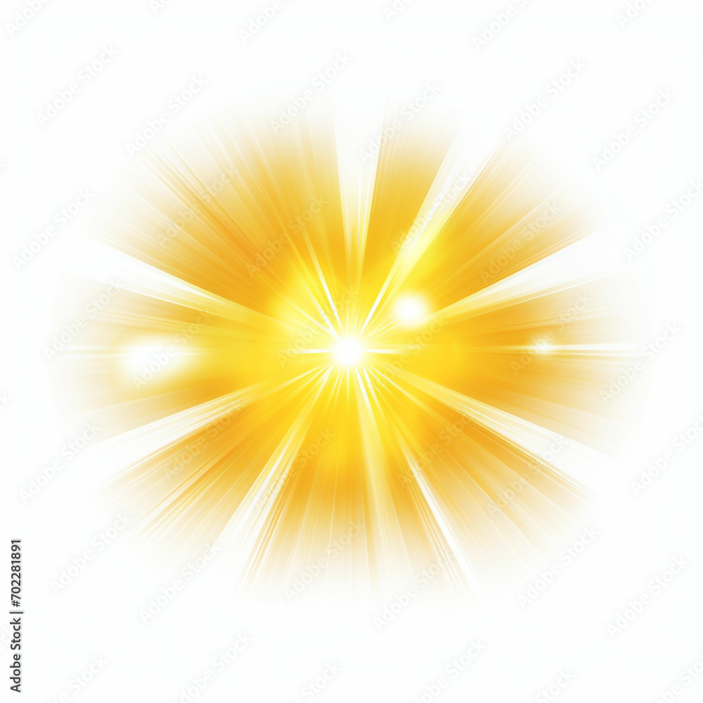 sun light effect with yellow rays and lens glare sun light effect with yellow rays and lens glare