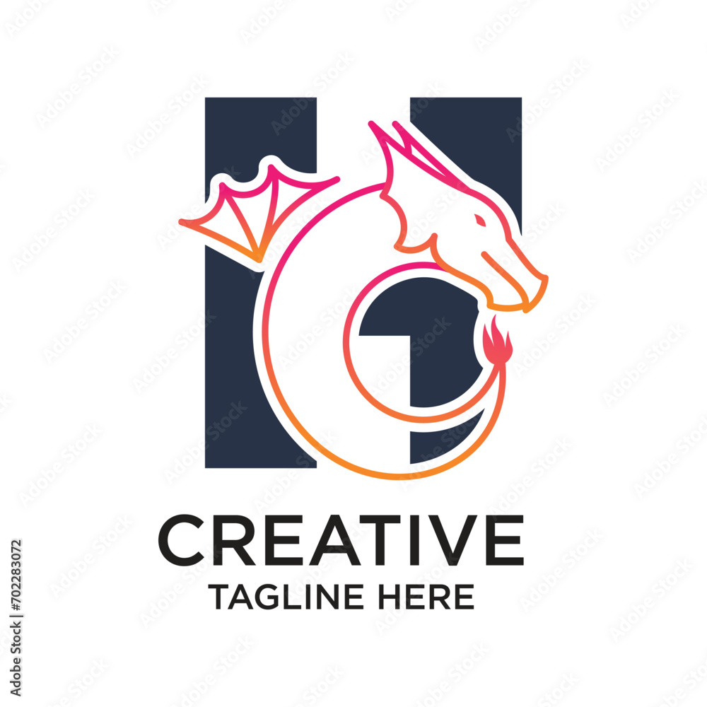 Letter logo design simple concept Premium Vector Letter logo design simple concept Premium Vector