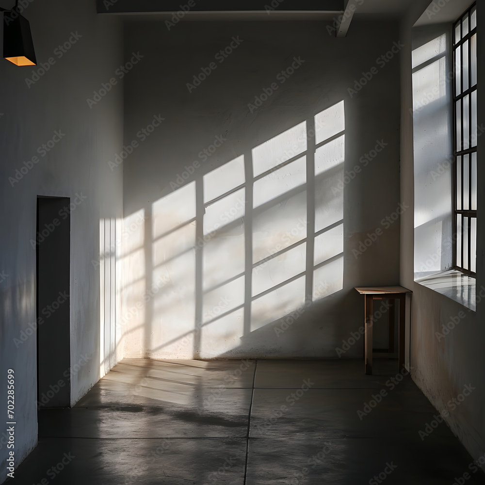 Obraz premium Light and shadow room.