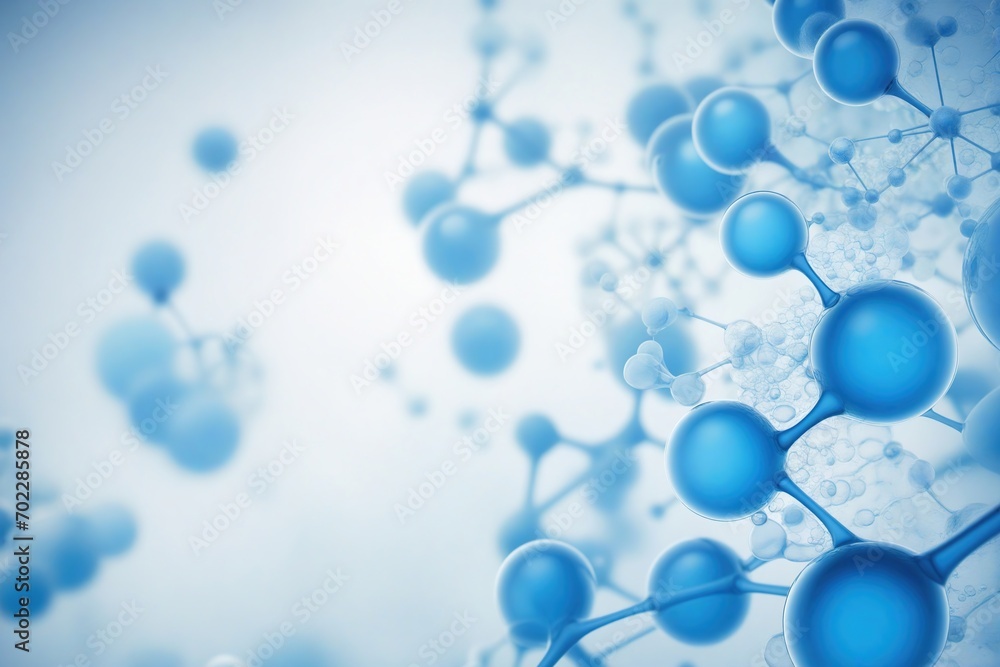Illustration of cellular molecular structure Illustration of cellular molecular structure