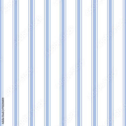 Courage Ticking Stripe, a seamless vector pattern with traditional ticking stripe in periwinkle blue on a white background. Simple coordinate design perfect for boy’s nursery, kids decor and clothes.