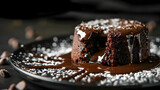 Delicious Lava Cake Dessert, Chocolate Dream, Artificial Intelligence