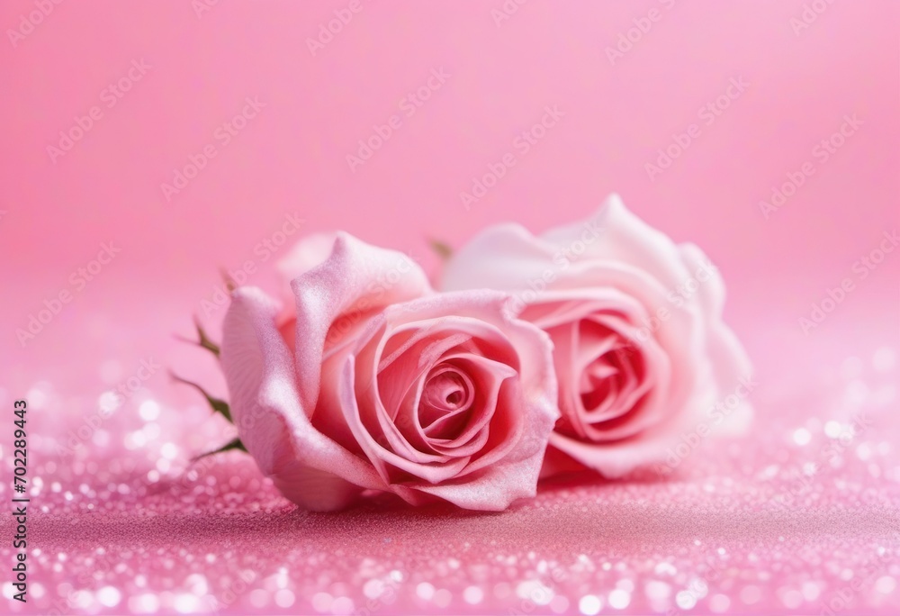 pink roses on a pink background pink roses on a pink background