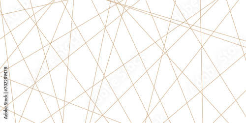 Abstract luxury gold geometric random chaotic lines. Random geometric line pattern on a transparent background. Random chaotic lines abstract geometric patterns of modern design.