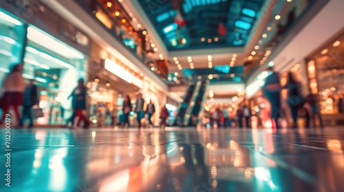 Blurred background of a modern shopping mall © Matthew