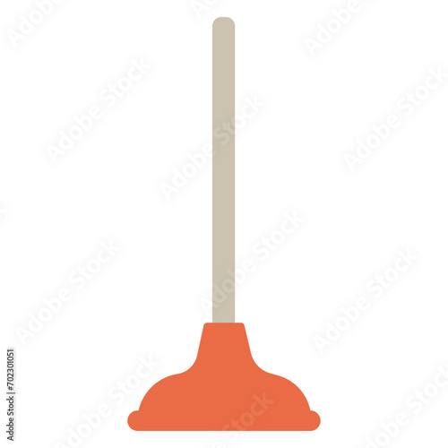 plunger isolated on white