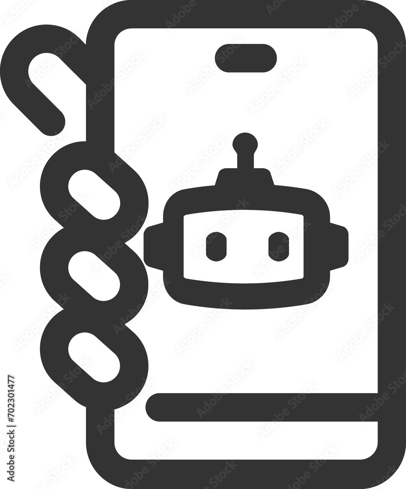 Artificial intelligence black icon Artificial intelligence black icon