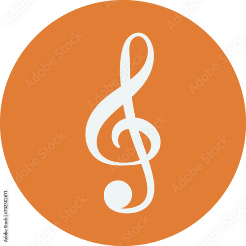 treble clef and notes. multimedia icon vector png. media icon vector. interactive media, intermedia mixed media icon vector. music icon png. symbol icon multimedia.