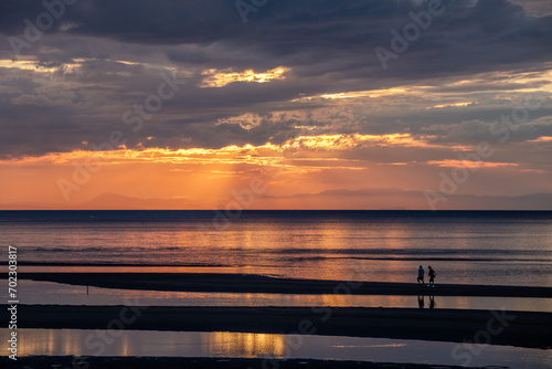 sunset over the sea © chiawei