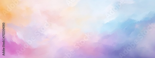 Pink and blue ombre abstract pattern, in the style of atmospheric clouds, light purple and light pink, realistic color schemes, aquarellist