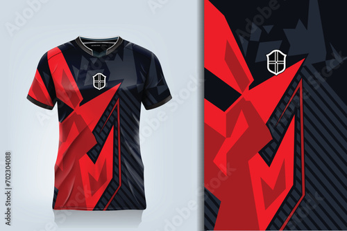 -shirt sport design template, Soccer jersey mockup for football club