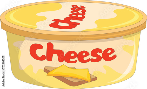 Cheese isolated on white background