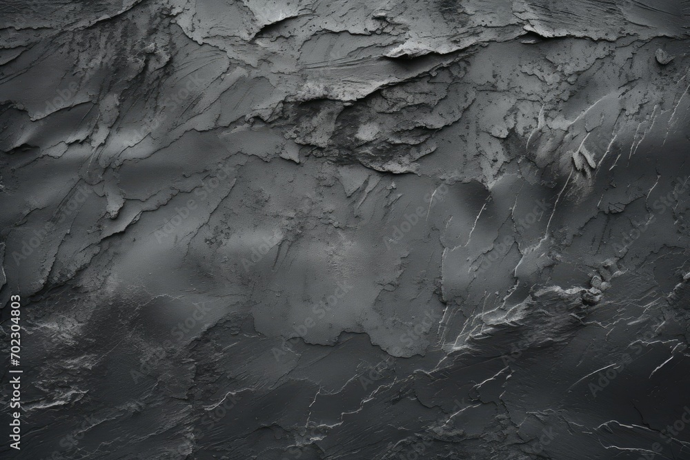 Wall texture with filler paste applied with spatula decorative black putty background. , chaotic dashes and strokes over plaster. Creative design, stone, cement Wall texture with filler paste applied with spatula decorative black putty background. , chaotic dashes and strokes over plaster. Creative design, stone, cement