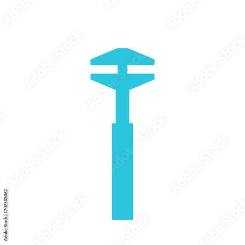 Key, French key, hardware, service. From blue icon set.