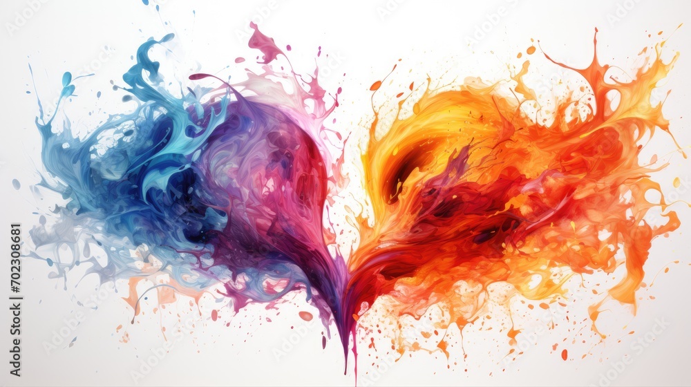 paint. heart in fire. heart shaped smoke. heart shaped fire. heart shaped smoke
