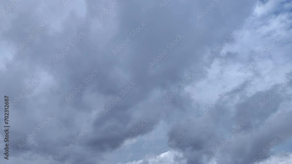 Gray sky landscape with cumulus clouds Gray sky landscape with cumulus clouds