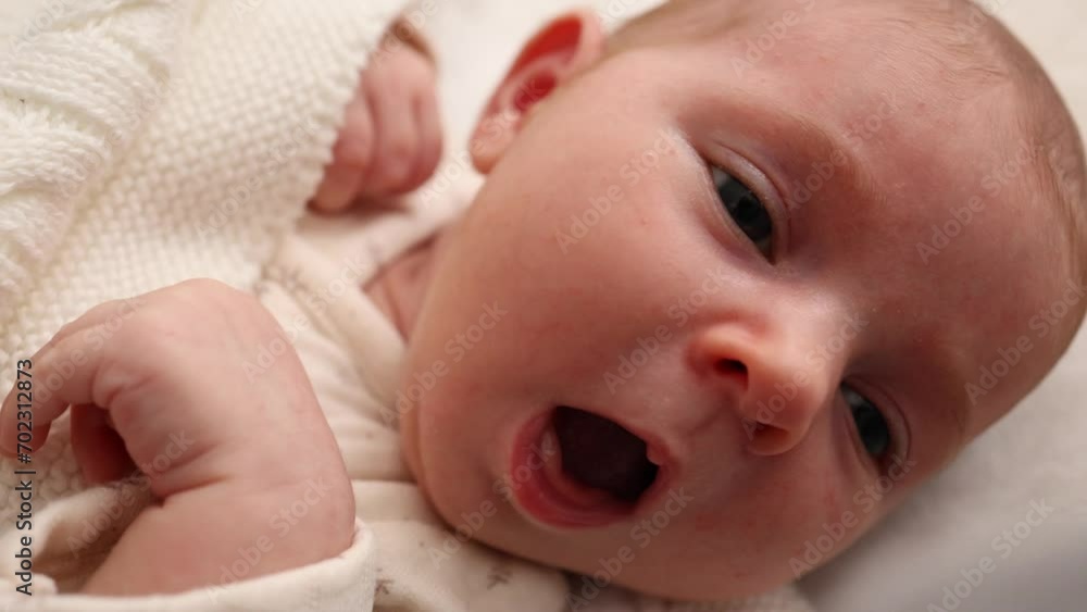 close-up of a child yawning and wanting to sleep. the baby falls asleep. close-up of a child yawning and wanting to sleep. the baby falls asleep.