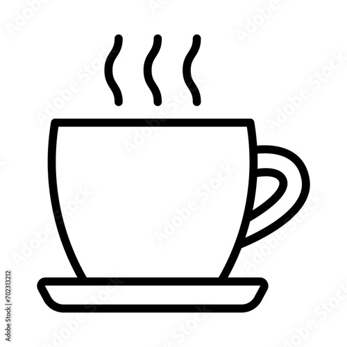 Coffee cup Line Icon.	