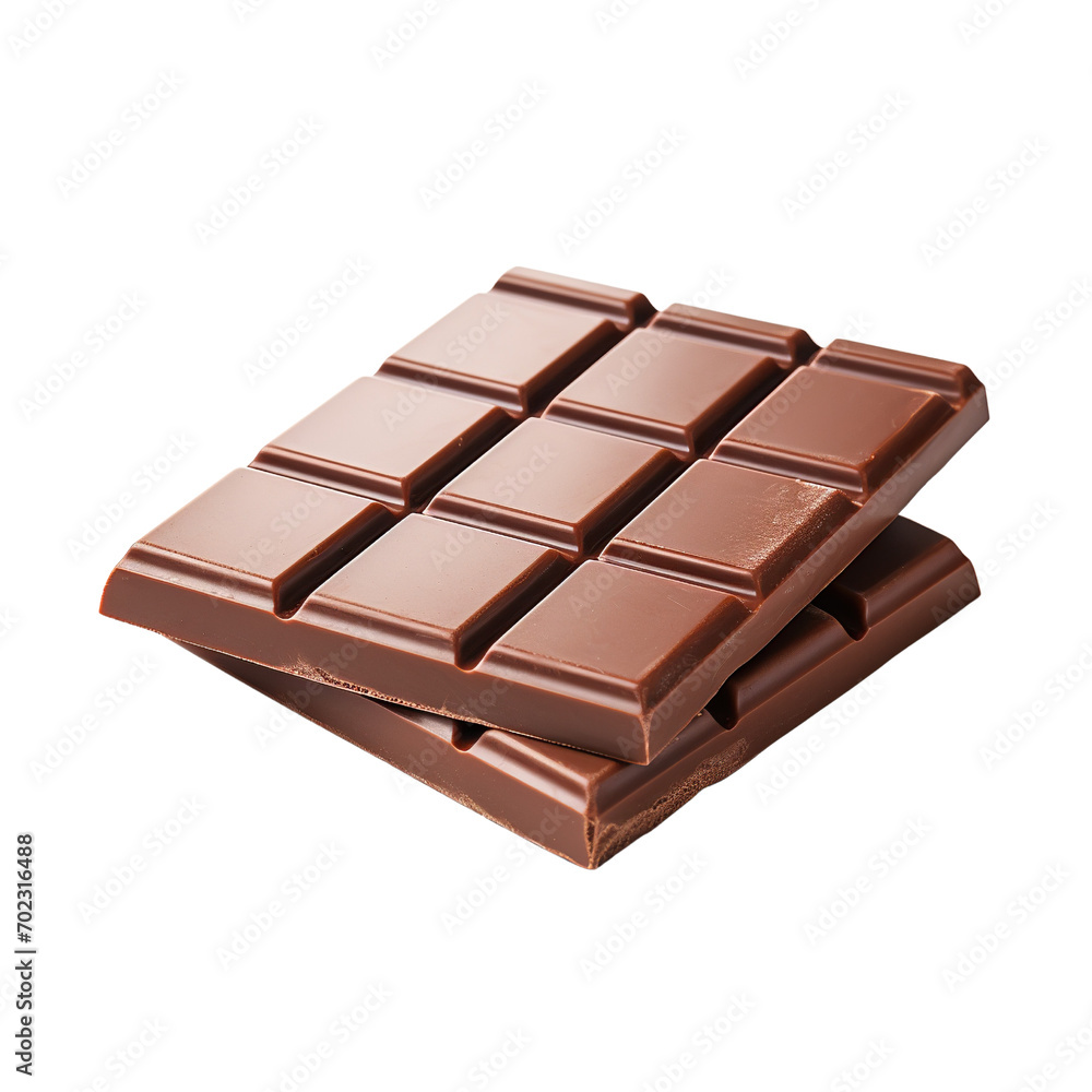Chocolate bars isolated on white background Chocolate bars isolated on white background