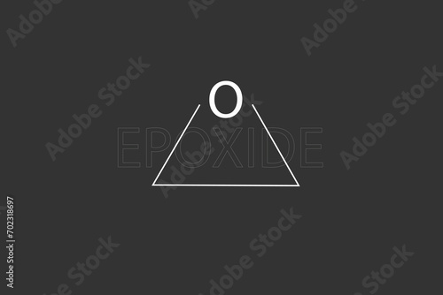 Epoxide molecular skeletal chemical formula