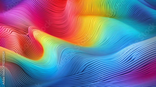 Chromatic waves collide as vibrant abstract gradients entwine effortlessly with halftone precision, producing a visually stunning and captivating modern canvas.