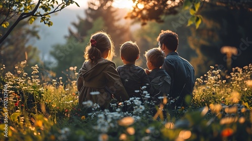Liebevolle Bande: Glücksmomente einer herzlichen Familie