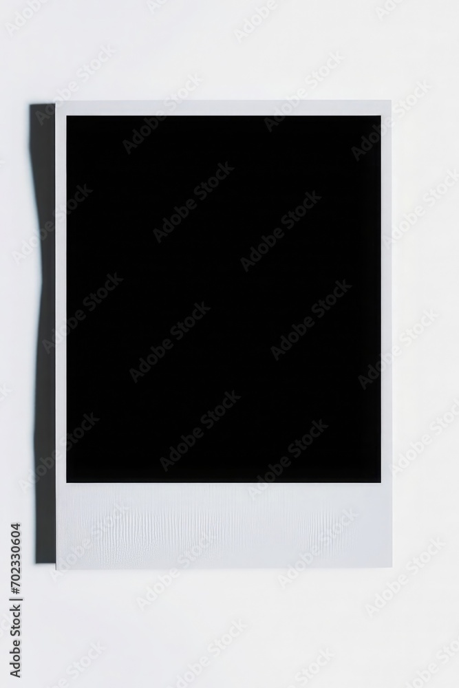 Polaroid frame mockup, white background Polaroid frame mockup, white background