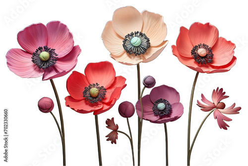 A set of anemone 