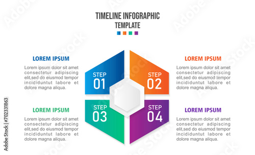 Infographic template for business. diagram for business, modern style, presentation vector infographic.