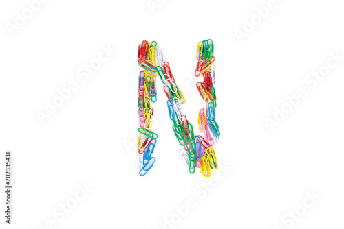 paper clips Alphabet