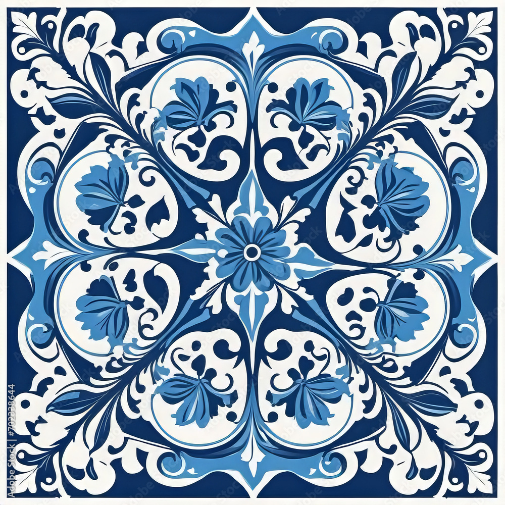 Mediterranean blue tile patterns, Portuguese tile patterns, ceramic tile pattern for kitchen, bathroom,