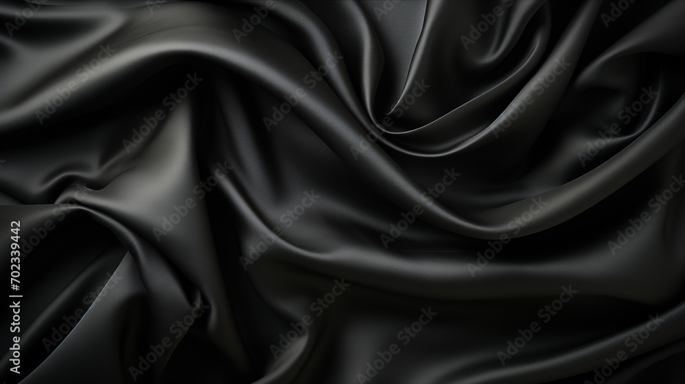Black cloth texture - background